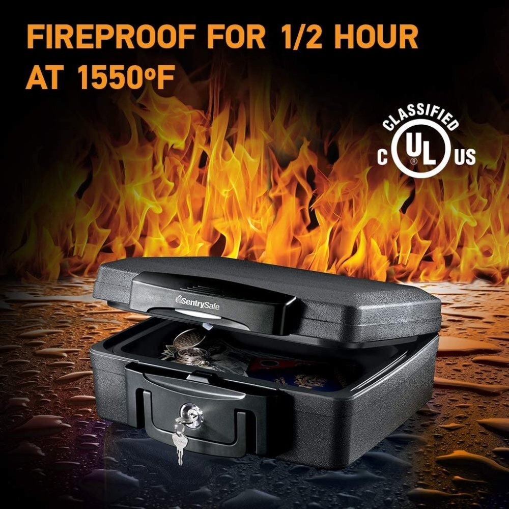 Fireproof Waterproof Box with Key Lock - Picture 4 of 6